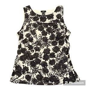 Ann Taylor floral sleeveless top